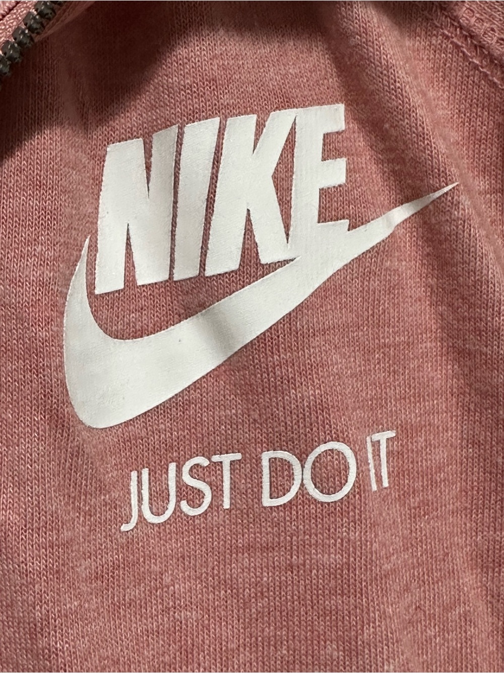 Nike Sportswear Gym Vintage Full-Zip Hoodie Pink Medium - Picture 2 of 9